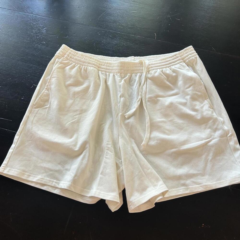 Skims Cotton Jersey Classic Short Marble